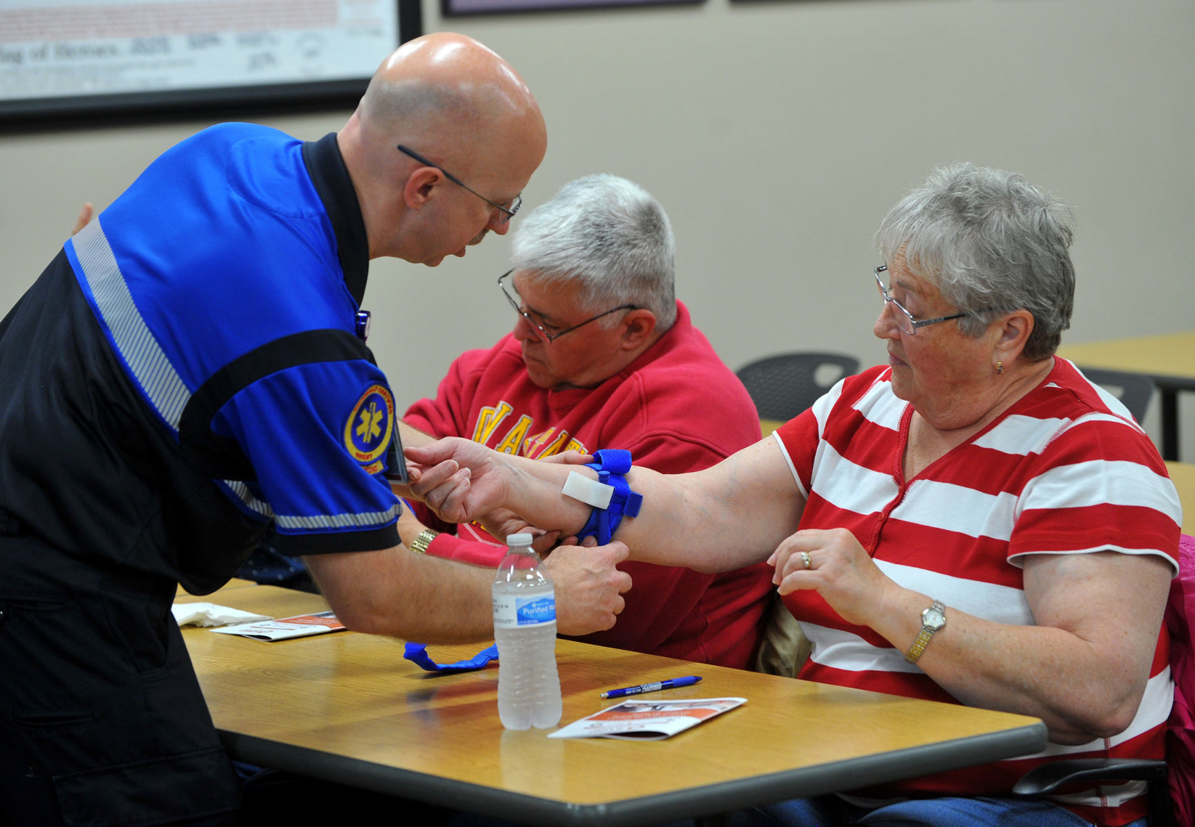 Stop the Bleed training for people to learn what to do in the event of a mass shooting or severe injuries.